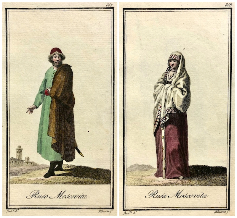 Pareja de Moscovitas (Ruso Moscovita y Rusa Moscovita - Rusia)