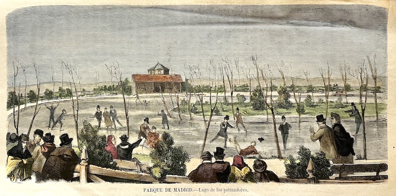 Parque de Madrid - Lago de los Patinadores