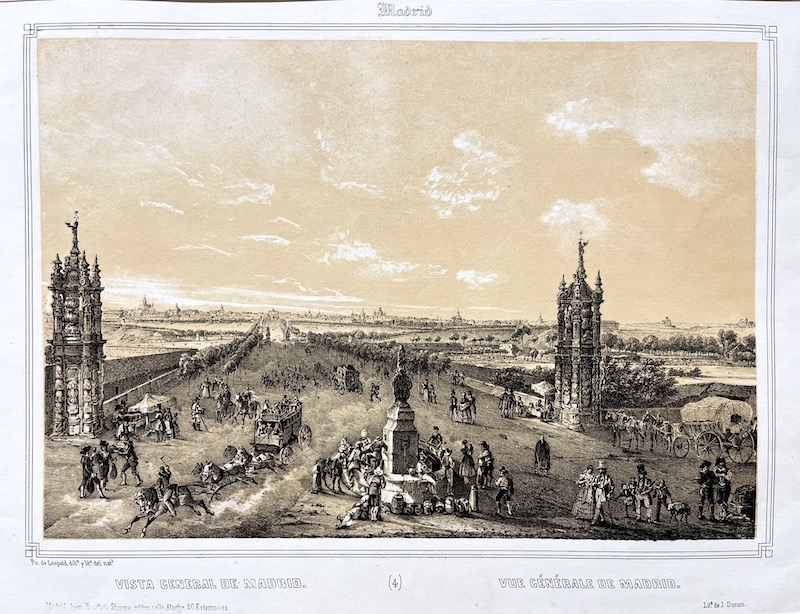 Vista General de Madrid / Vue Générale de Madrid (Puente de Toledo)