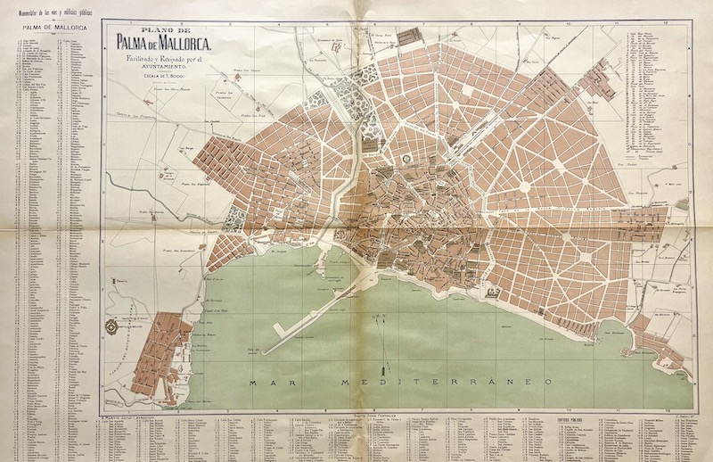 Plano de Palma de Mallorca - Facilitado y Revisado por el Ayuntamiento