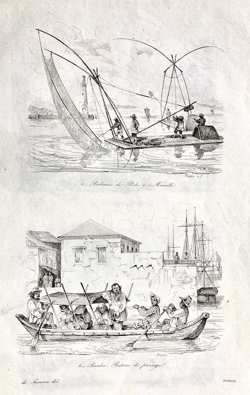 Voyage Pittoresque Autour du Monde - (Radeaux de Peche a Manille)