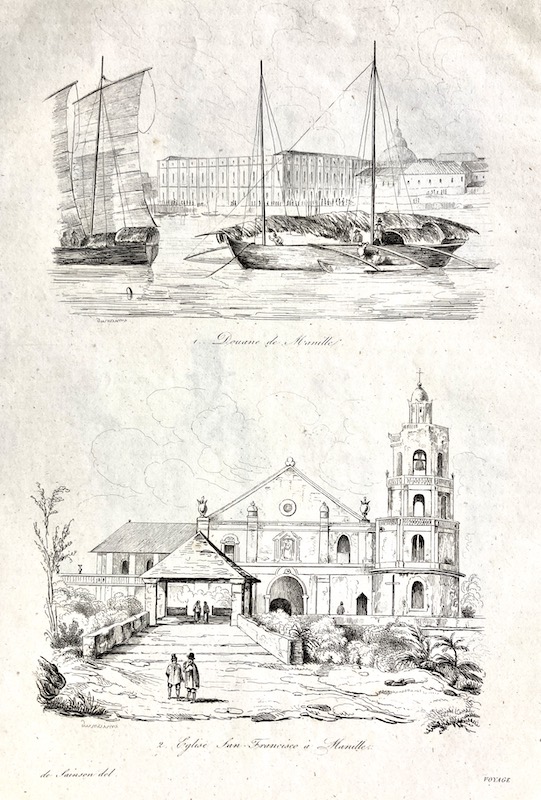 Voyage Pittoresque Autour du Monde - (Douane de Manille)
