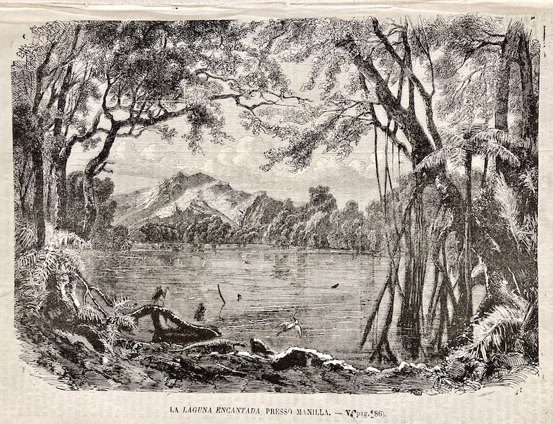 La Laguna Encantada, Presso Manila (con texto de Alexandre Dumas)
