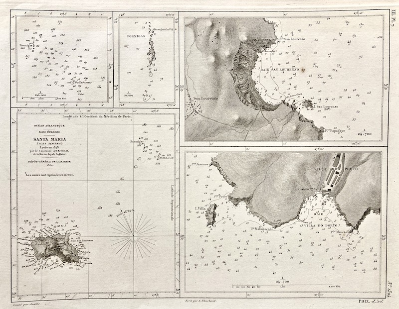 Océan Atlantique - Iles Éparses - Santa María (Iles Açores) [Islas Azores]