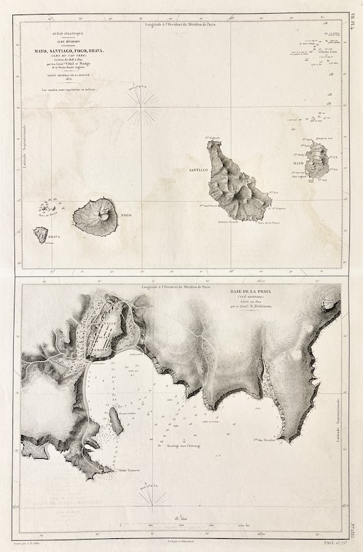 Océan Atlantique - Iles Éparses - Mayo, Santiago, Fogo, Brava (Iles de Cap Vert) [Islas de Cabo Verde]
