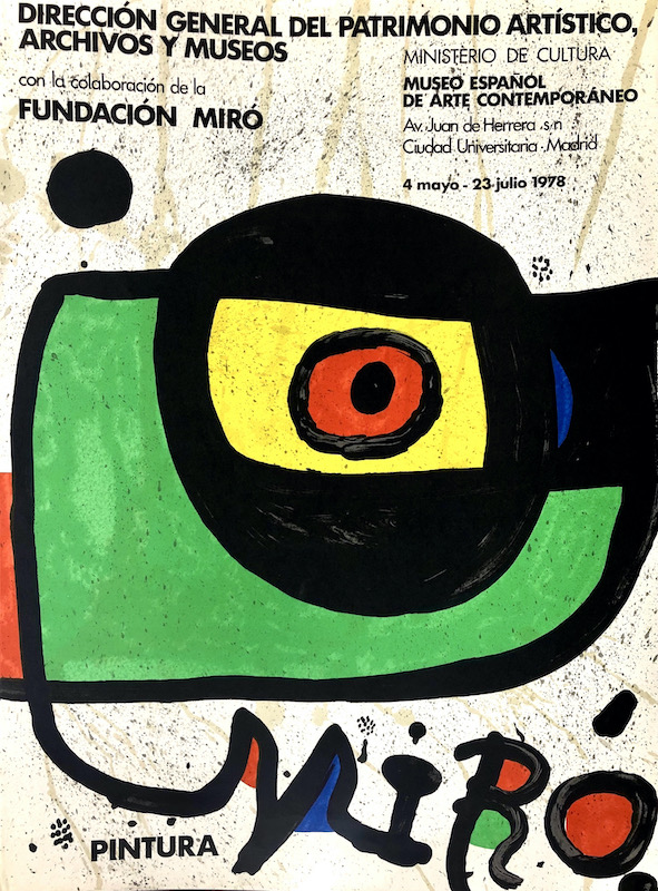 Miró - Dirección General del Patrimonio Artístico, Archivos y Museos (Madrid, 1978)