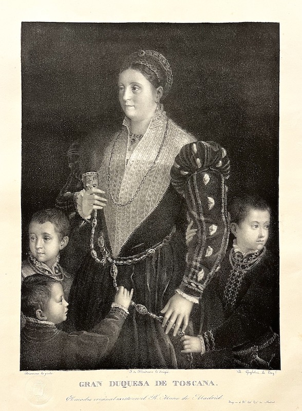 Gran Duquesa de la Toscana - El Cuadro Original existe en el R. Museo de Madrid