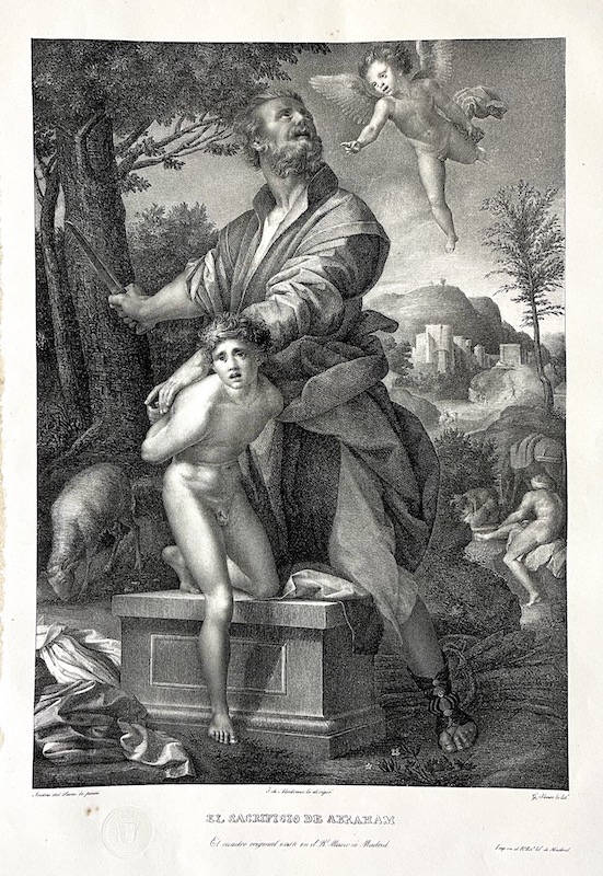 El Sacrificio de Abraham - El Cuadro Original existe en el R. Museo de Madrid
