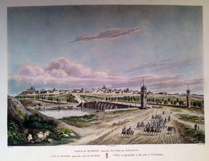 Vista de Madrid tomada del lado de Toledo