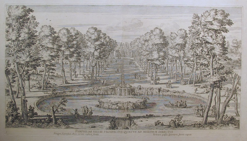 Pamphiliae Villae Prospectus Quintus Ad Meridiem Directus