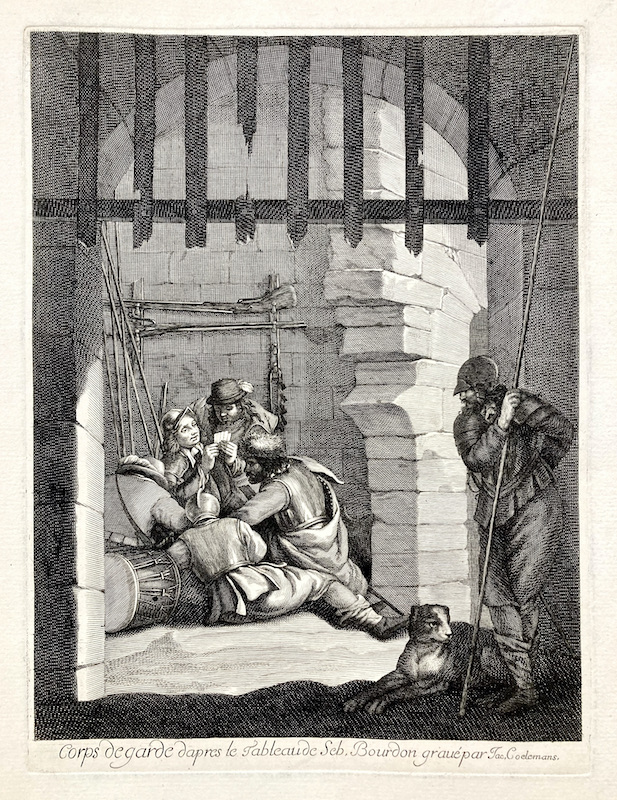 Corps de Garde / Cuerpo de Guardia / Guardias Jugando a Naipes / Guards Playing Cards