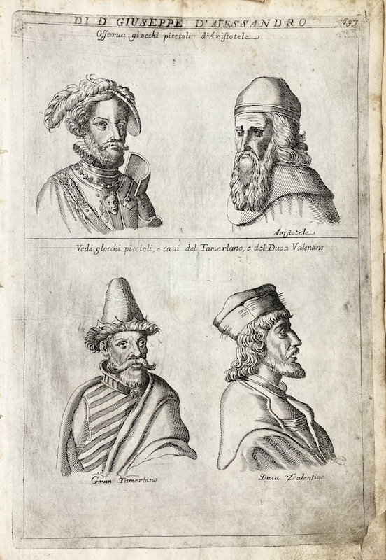Aristotele / Gran Tamerlano / Duca Valentino