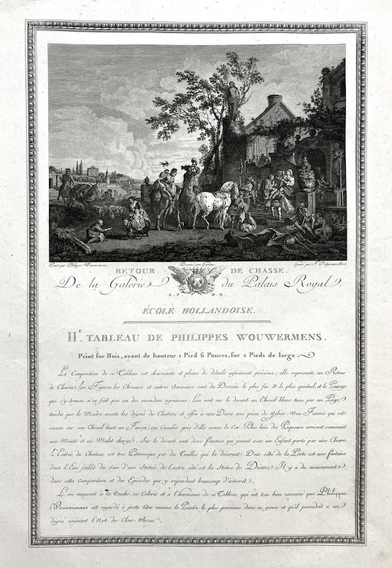 Retour de la Chasse, De la Galerie du Palais Royal [Vuelta de la Caza]