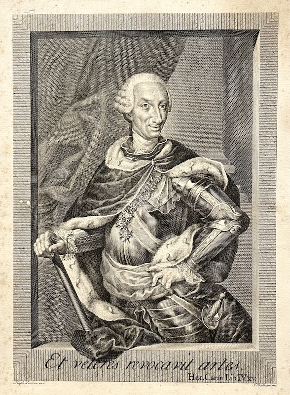 Et veteres revocavit artes. Hor. Carm. Lib. IV. xv. [Carlos III]