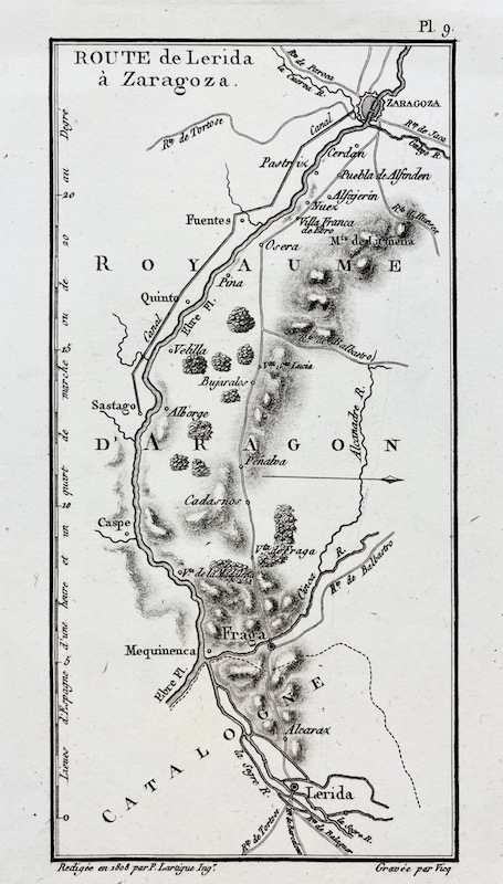 Route de Lerida a Zaragoza ; Pl. 9 [Ruta de Lerida a Zaragoza]