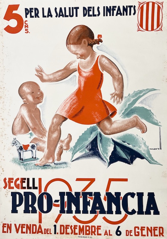 Per la Salut dels Infants - Segell Nacional Pro Infancia, 1935