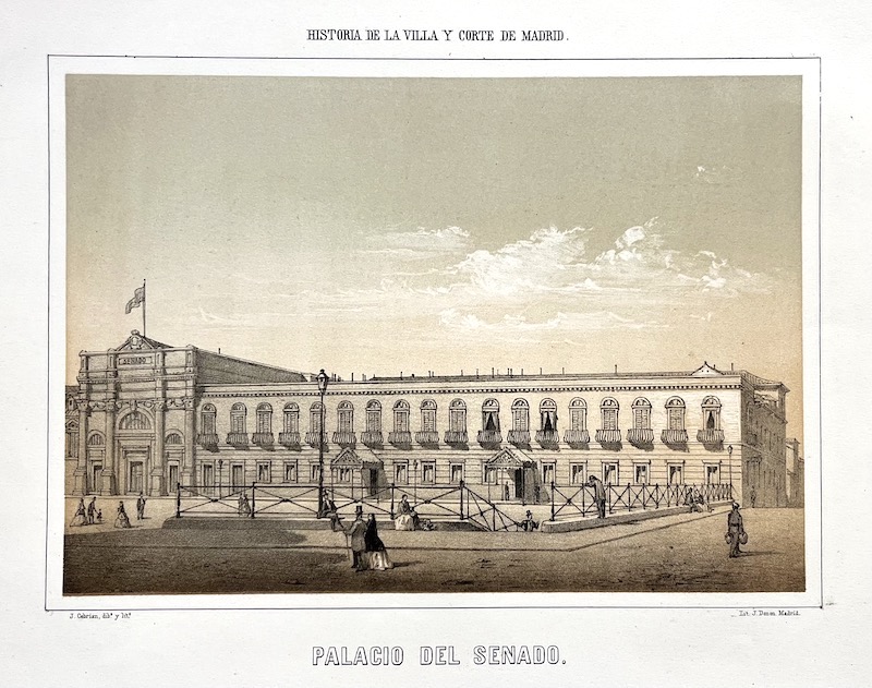 Historia de la Villa y Corte de Madrid - Palacio del Senado