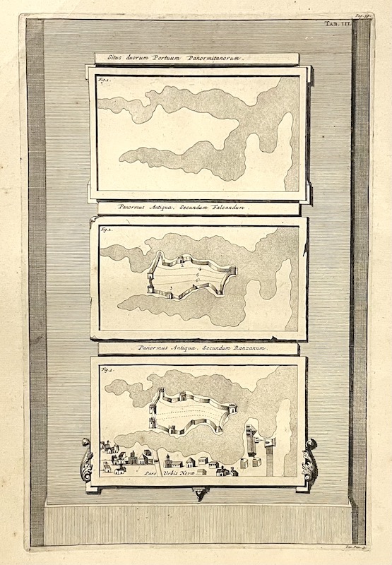 Situs duorum Portuum Panormitanorum [Puertos de Palermo]