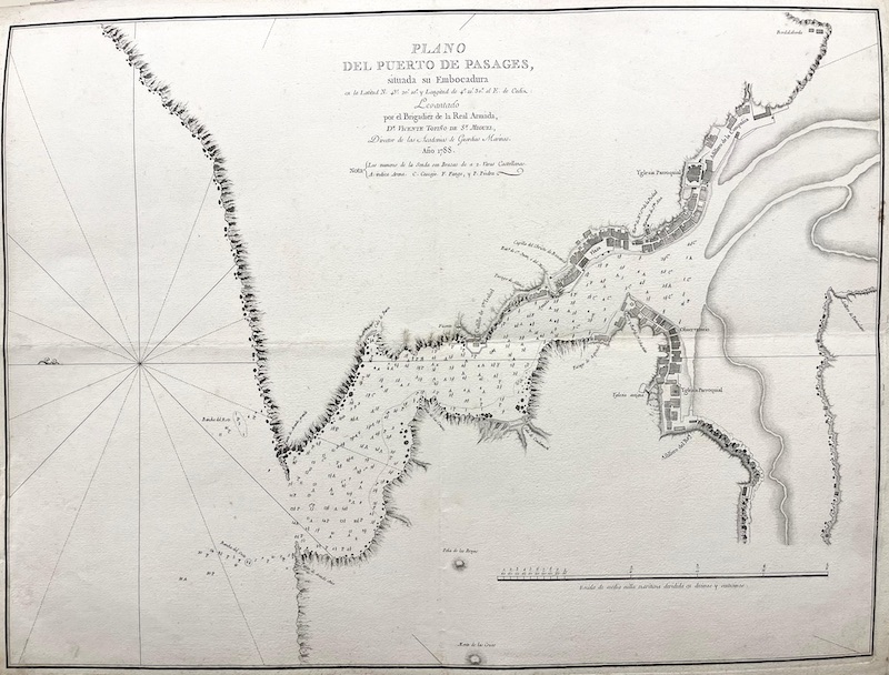 Plano del Puerto de Pasajes, situada su Embocadura [...]