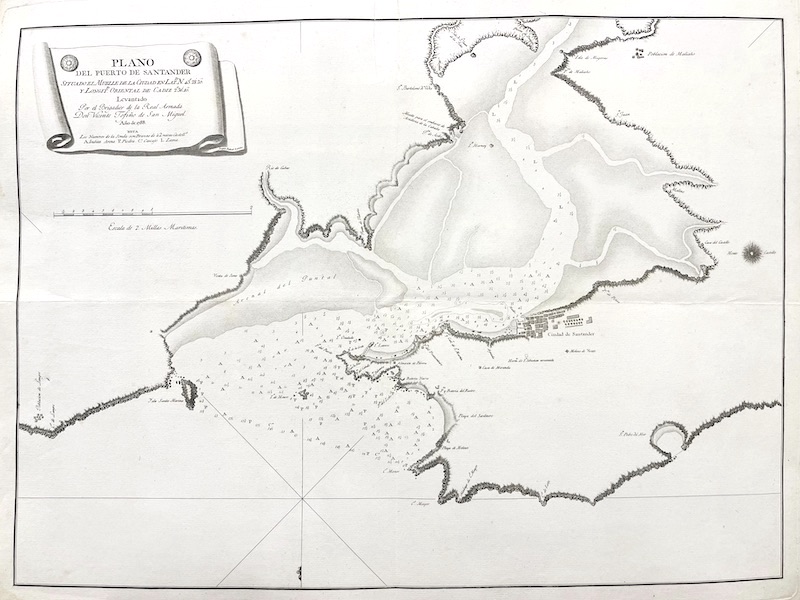 Plano del Puerto de Santander