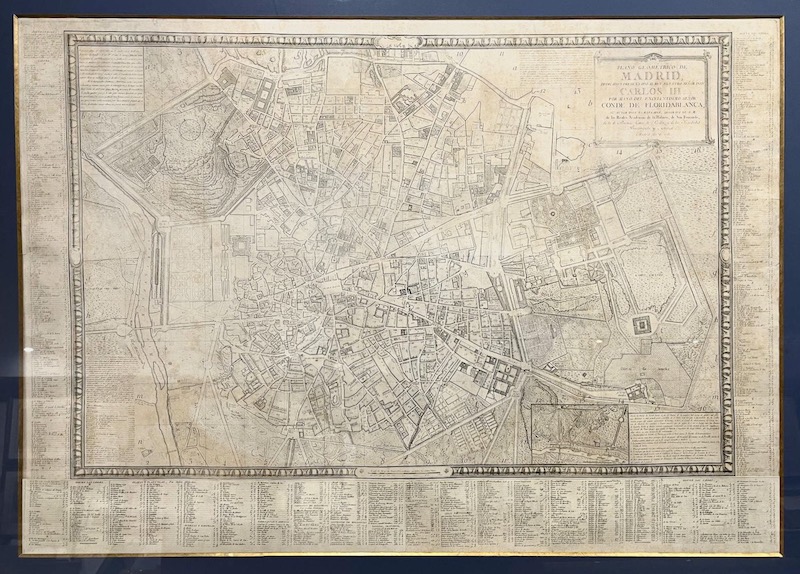 Plano Geometrico de Madrid (1785)