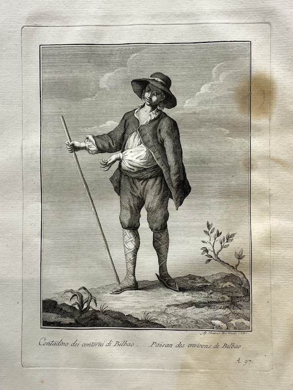 A. 97 - Contadino dei contorni di Bilbao ; Paisan des environs de Bilbao [Paisano de los alrededores de Bilbao]
