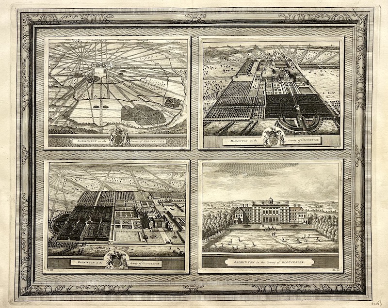 La Galerie Agréable du Monde, Nº 62.63 - Badminton in the County of Gloucester ; Badminton in the County of Gloucester ; Badminton in the County of Gloucester ; Badminton in the County of Gloucester