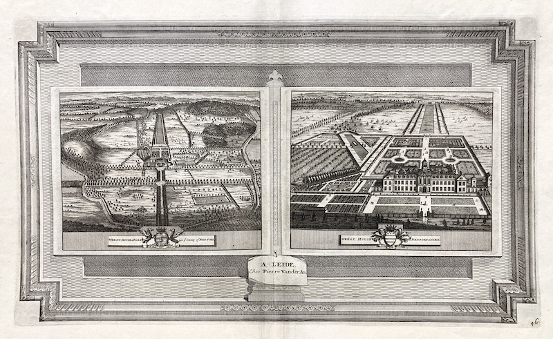 La Galerie Agréable du Monde, Nº 96 - Wrest-House et Park in ye. County of Bedford ; Wrest House in Bedford Shire