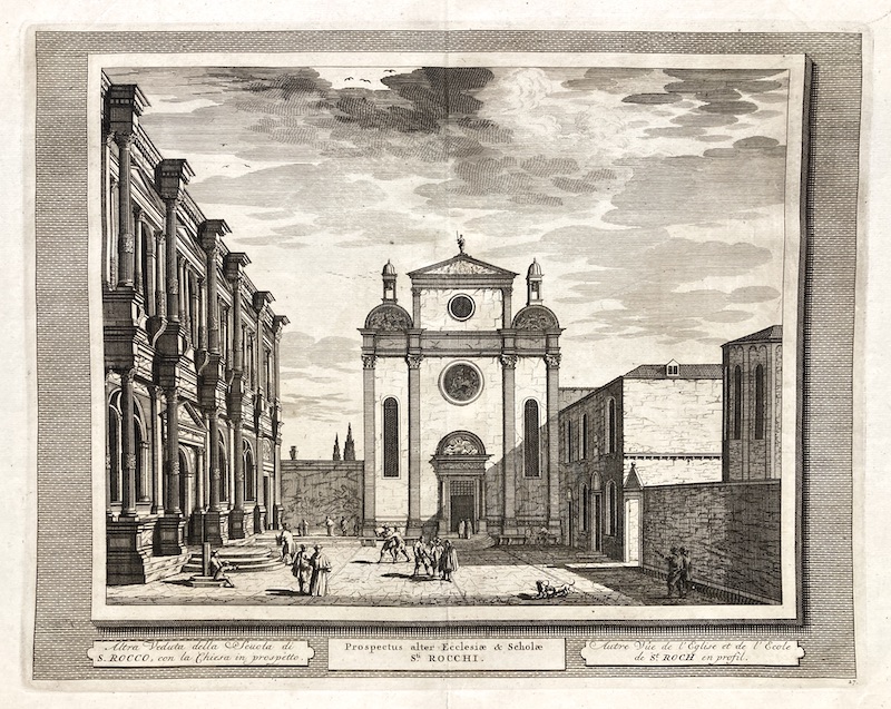 La Galerie Agréable du Monde, Nº 27 - Prospectus alter Ecclesiae & Scholae Sti. Rocchi [S. Rocco / St. Roch]