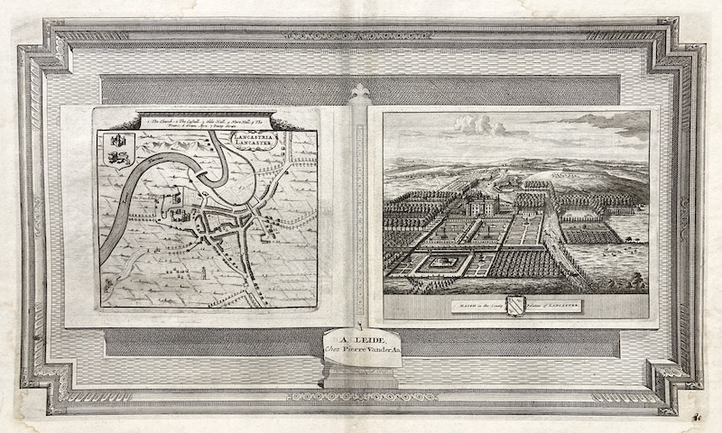 La Galerie Agréable du Monde, Nº 80 - Lancastria, Lancaster [Plano] ; Haigh in the County Palatine of Lancaster