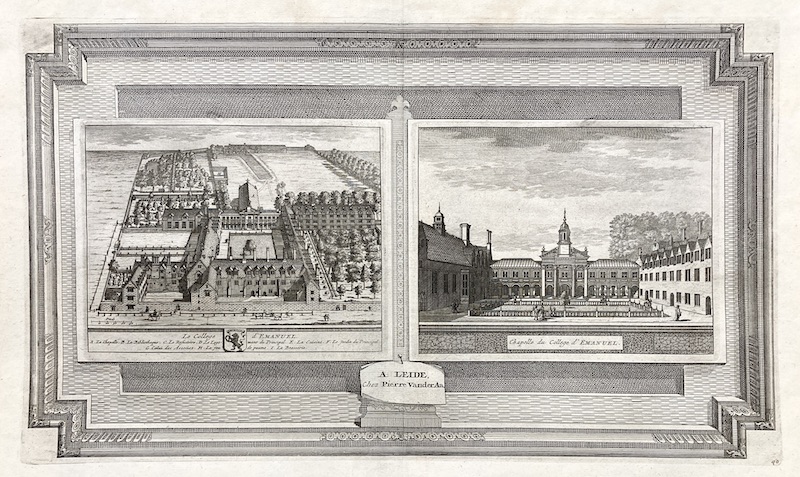La Galerie Agréable du Monde, Nº 90 - Le College d' Emanuel ; Chapelle du College d' Emanuel