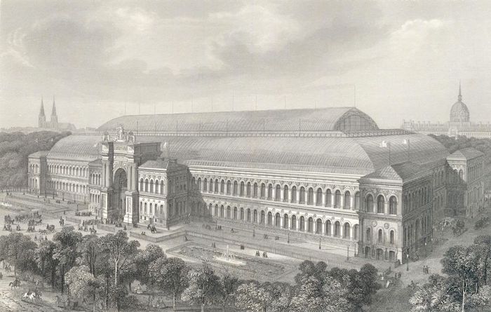 VUES DE PARIS - Palais de L' Industrie - Prise au Daguerreotype