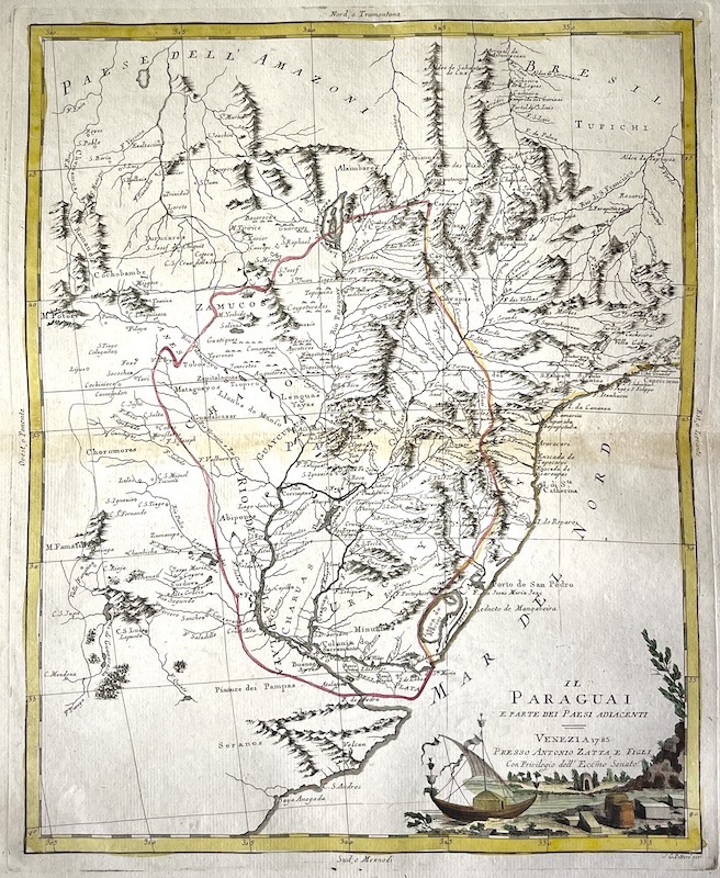 Il Paraguai e parte dei Pasei Adiacenti [Paraguay]